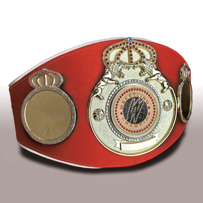 WRESTLING GEM CHAMPIONSHIP BELT PROLION/G/WRESTGEMG - AVAILABLE IN 6+ COLOURS